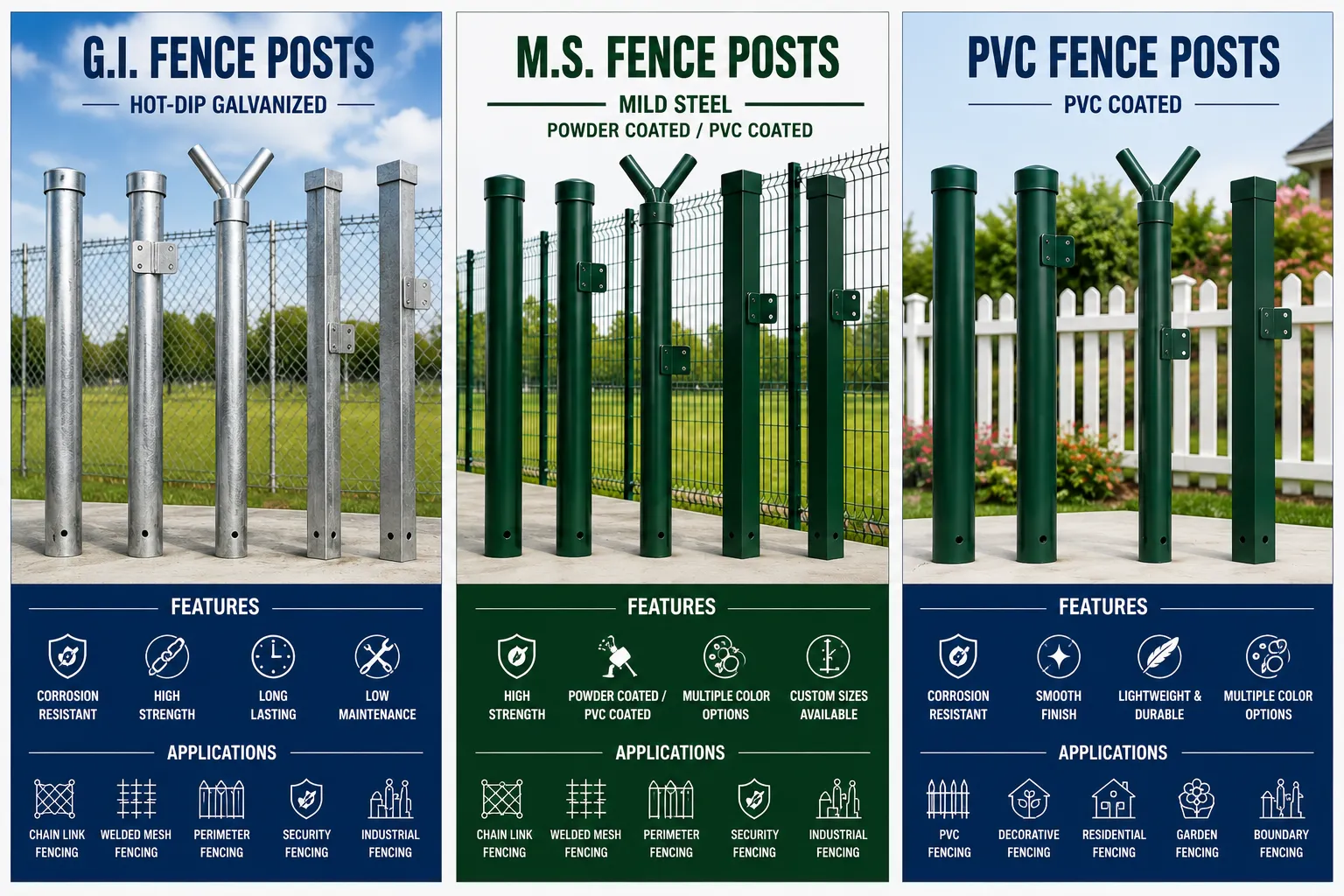fence posts gi ms pvc PDF image 1